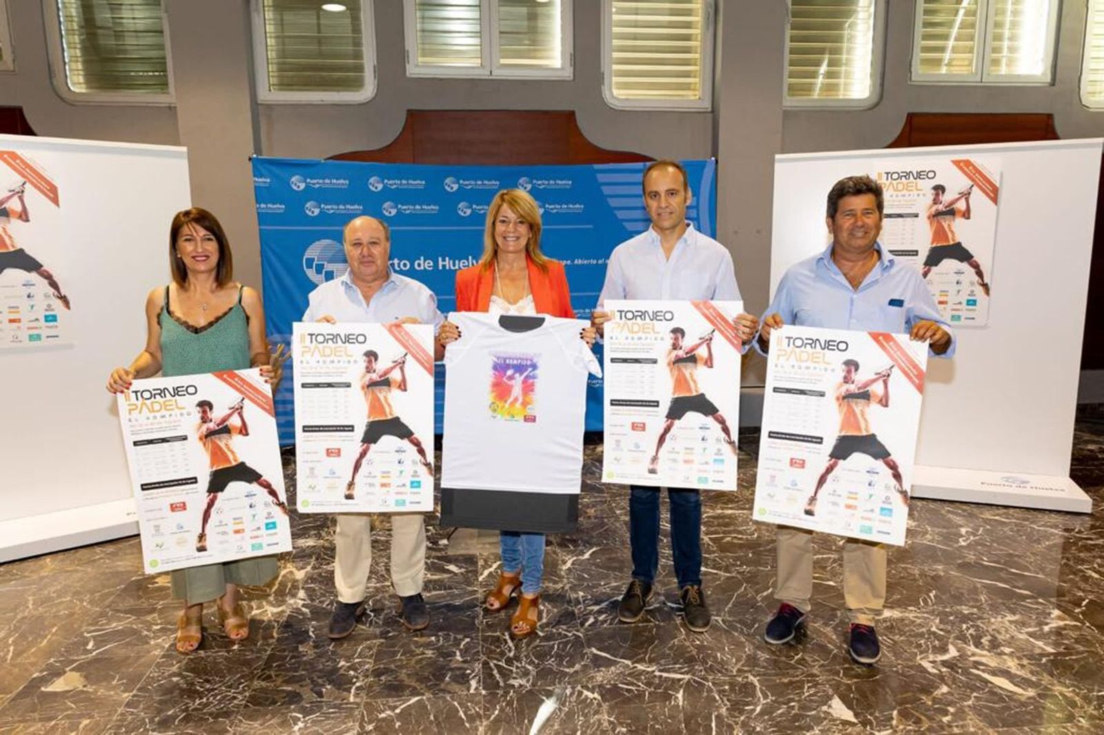 Un momento de la presentación del torneo en las Cocheras del Puerto.