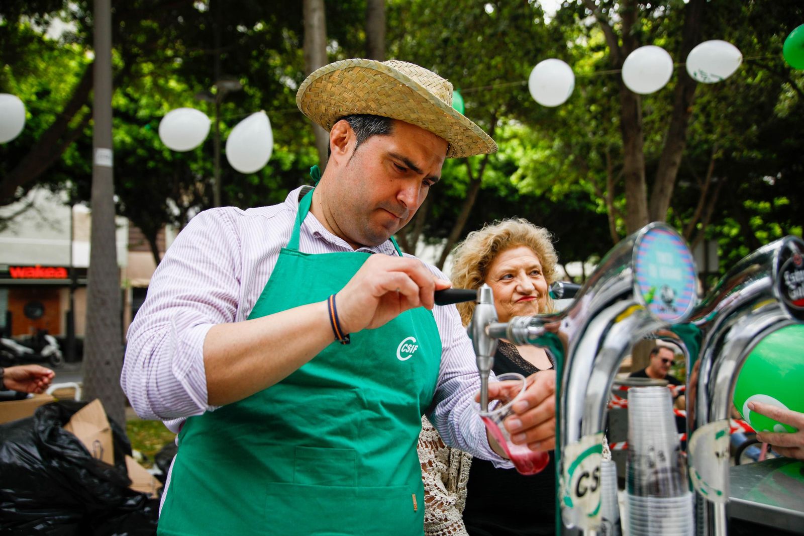 Las imágenes de la celebración del 1 mayo en Almería, Día del Trabajador del CSIF