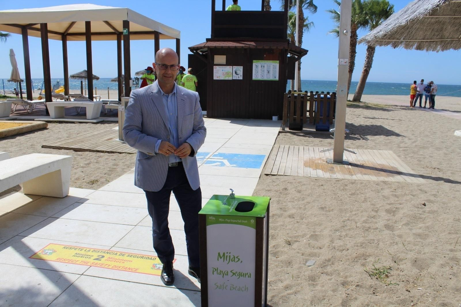 El concejal de Playas del Ayuntamiento de Mijas, José Carlos Martín.