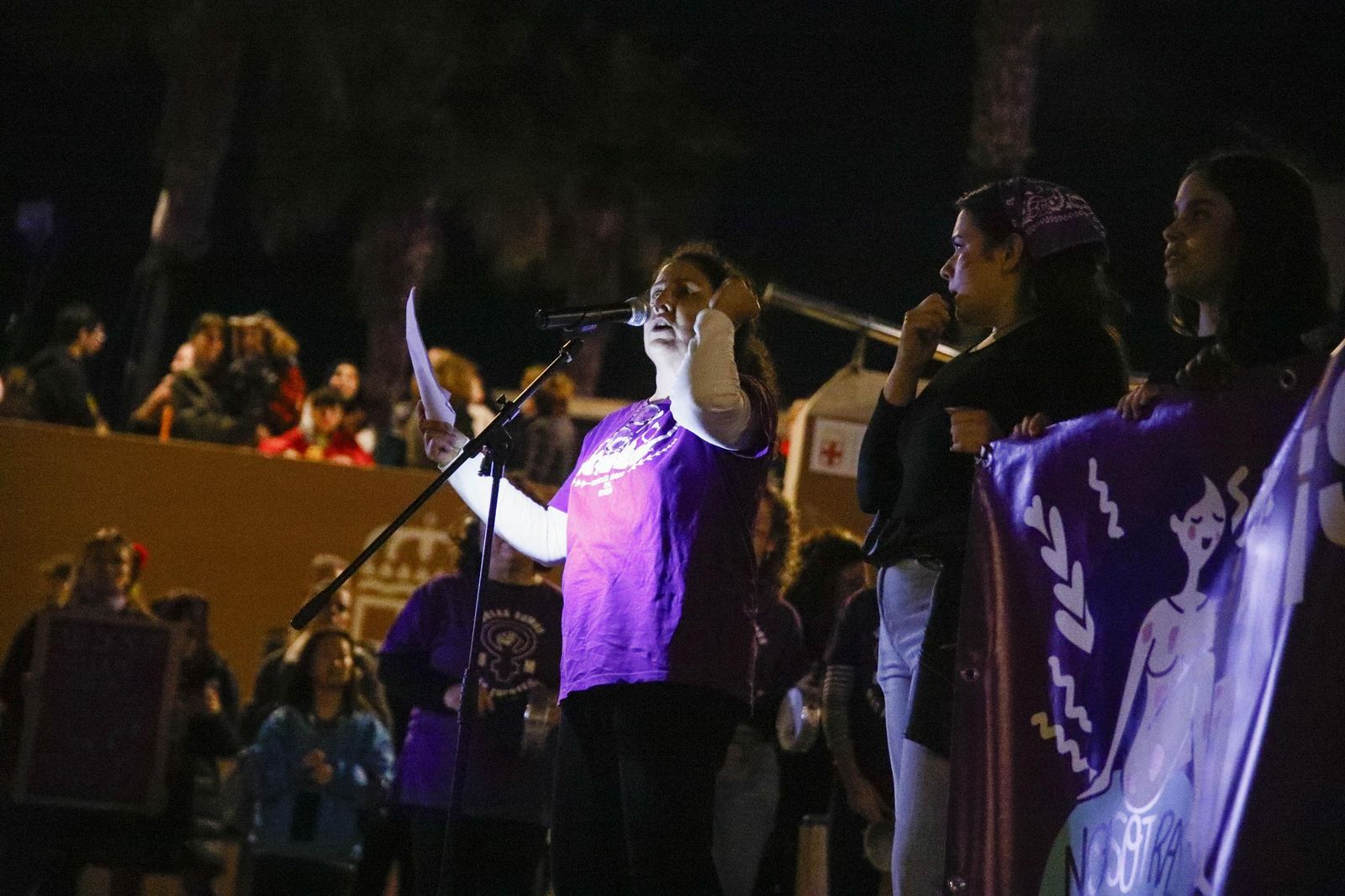 Las imágenes de la manifestación realizada por Asamblea Feminista 8M en Almería