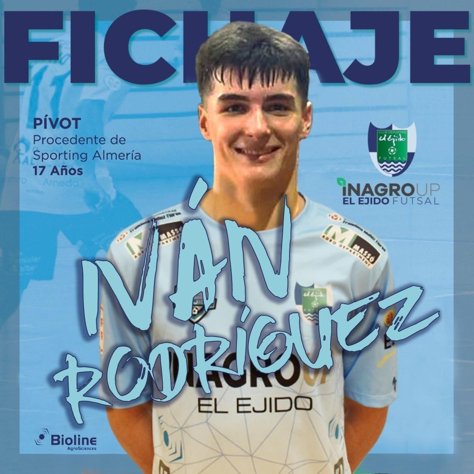 Cartel con el que el conjunto celeste anunciaba el fichaje de Iván Rodríguez.