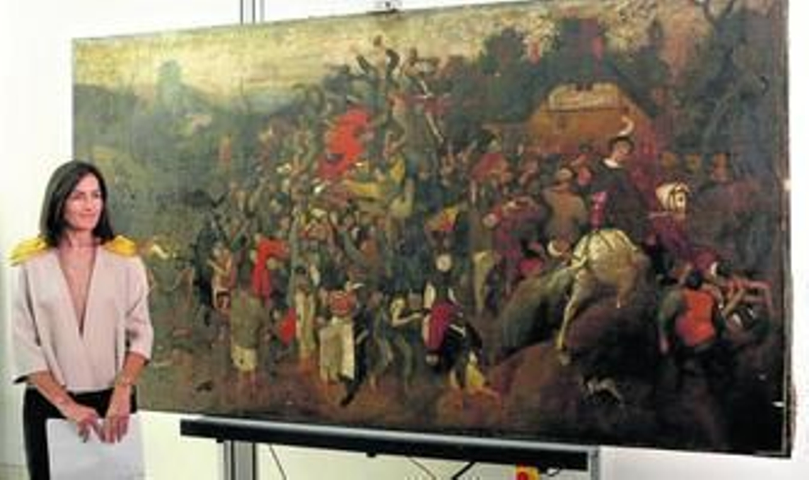 González-Sinde, en septiembre de 2010, durante la presentación en el Prado del cuadro adquirido por el Ministerio de Cultura.