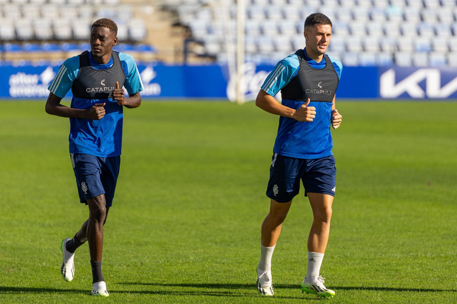 Las mejores imágenes del entrenamiento de este jueves del Recreativo de Huelva