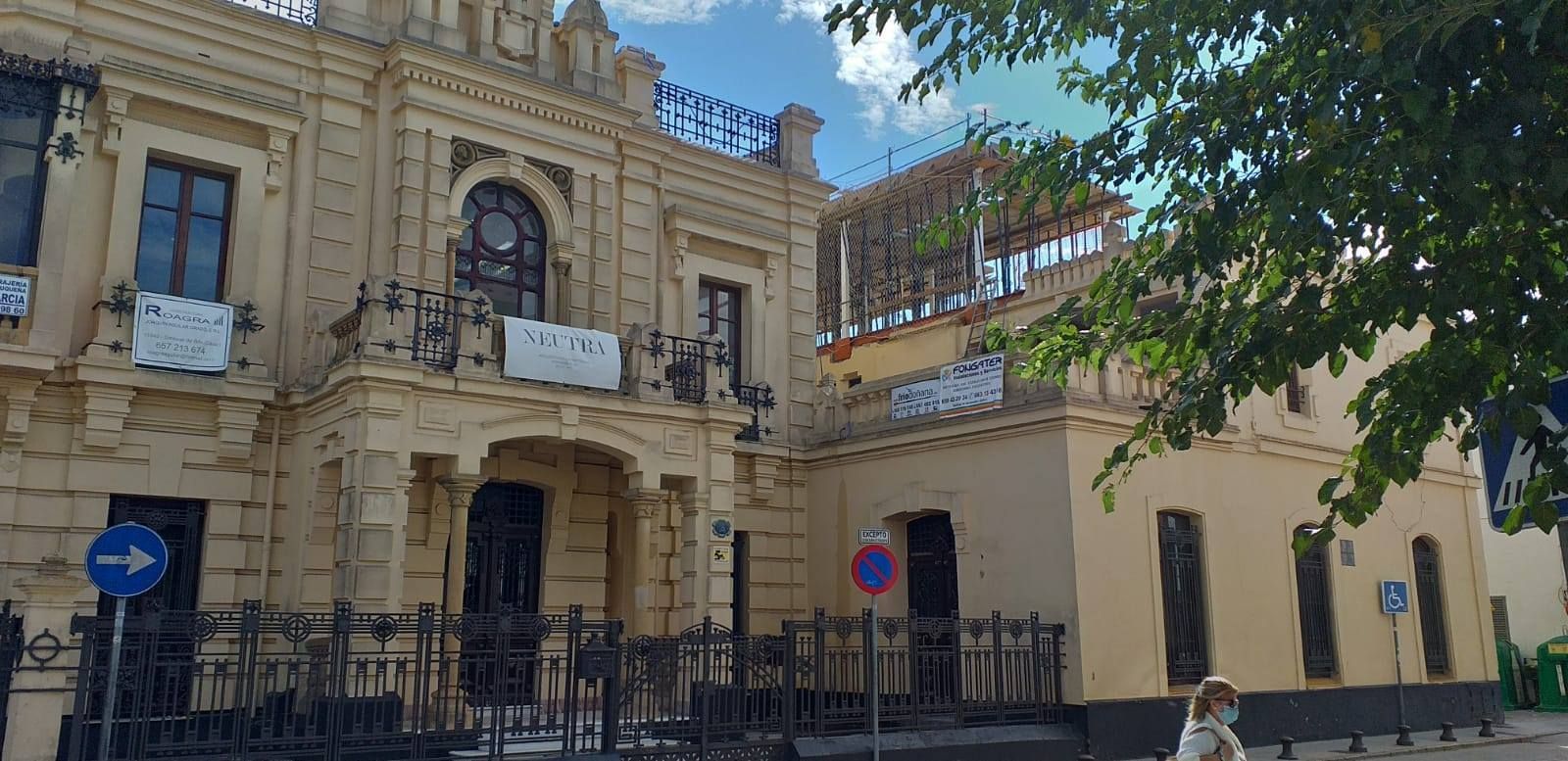 Una de las fotos de denuncia difundidas por la asociación Aula Gerión.