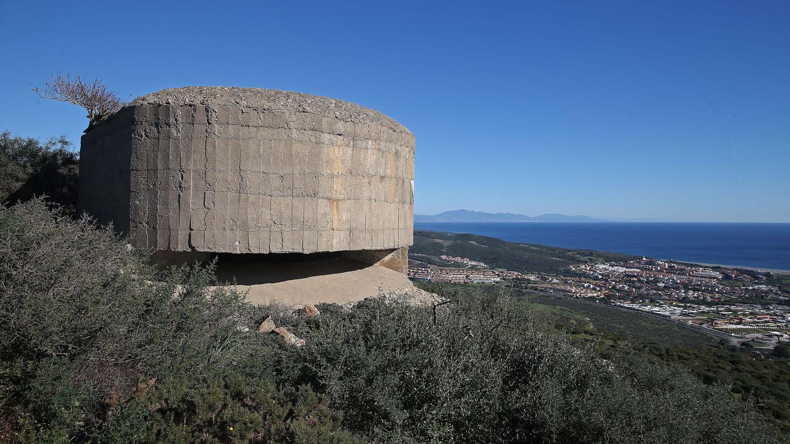 Un búnker en Sierra Carbonera.