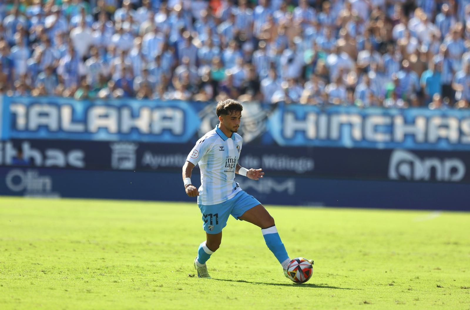 El Málaga CF-Melilla, en fotos