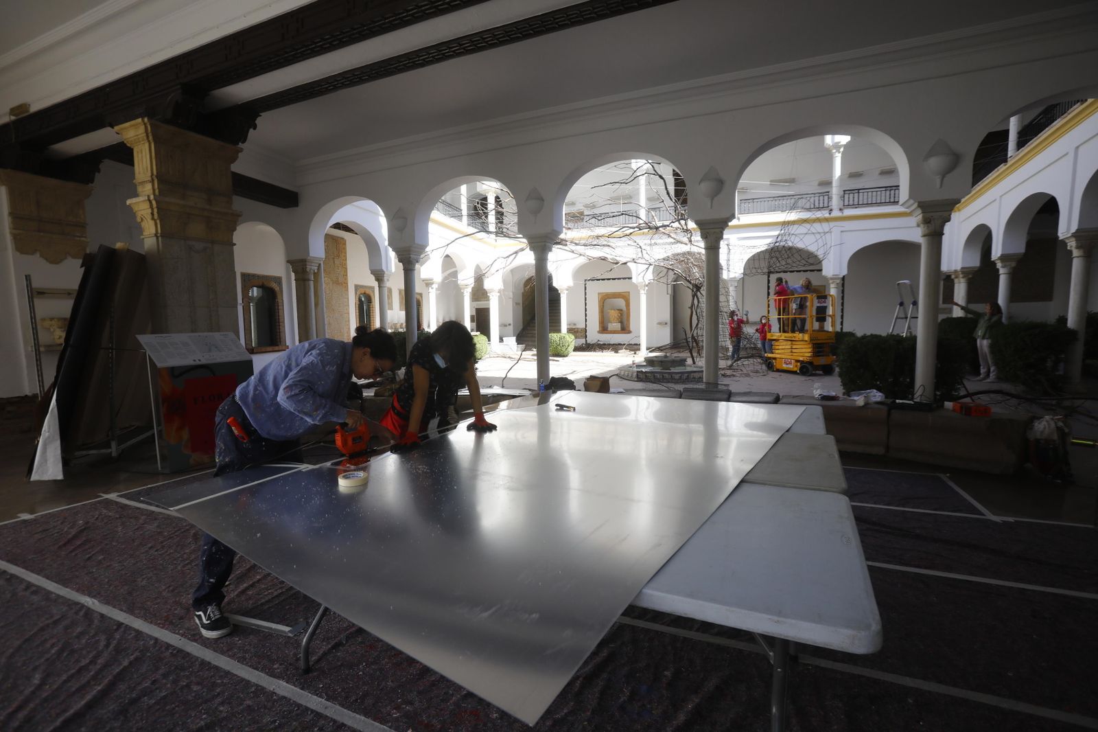 El montaje del Festival Flora, en imágenes