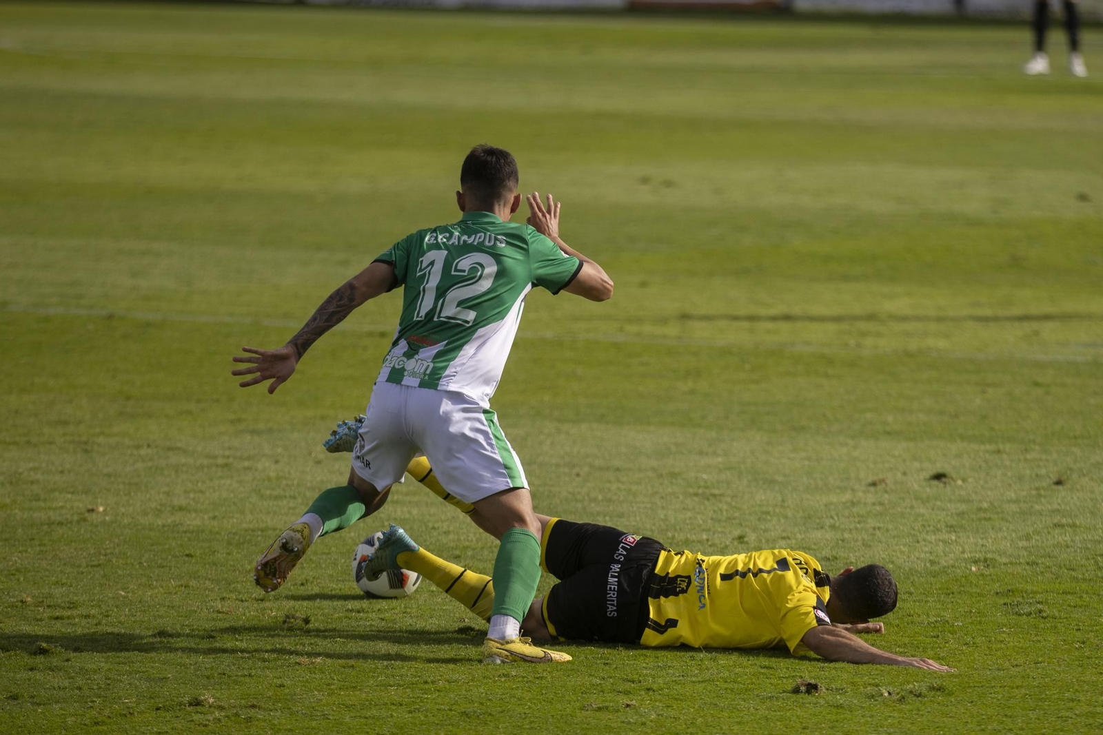 Imágenes del partido entre el San Roque de Lepe y el Atlético Sanluqueño