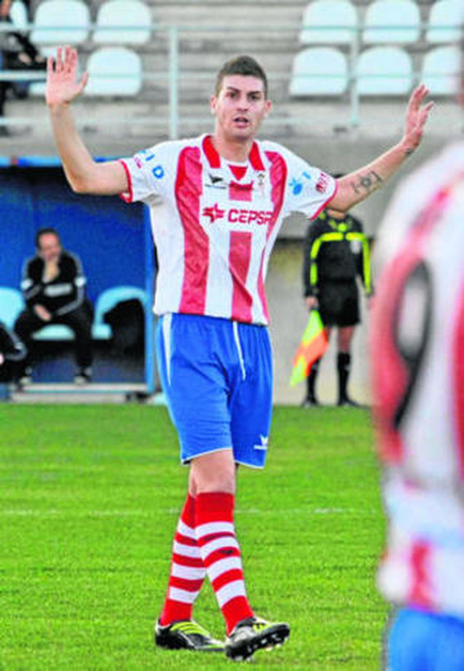 David Santander, en uno de los partidos de la pasada campaña.