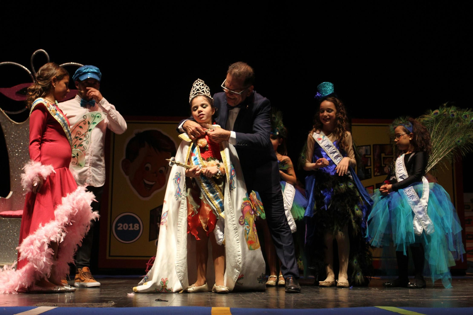 Gala de la coronación de  la choquera mayor e infantil del Carnaval Colombino 2018