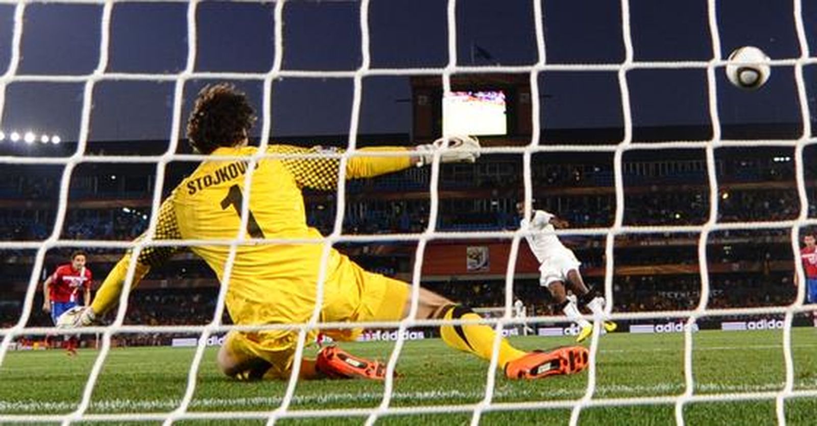 Ghana es la primera selección africana que gana en el Mundial de Sudáfrica. / AFP