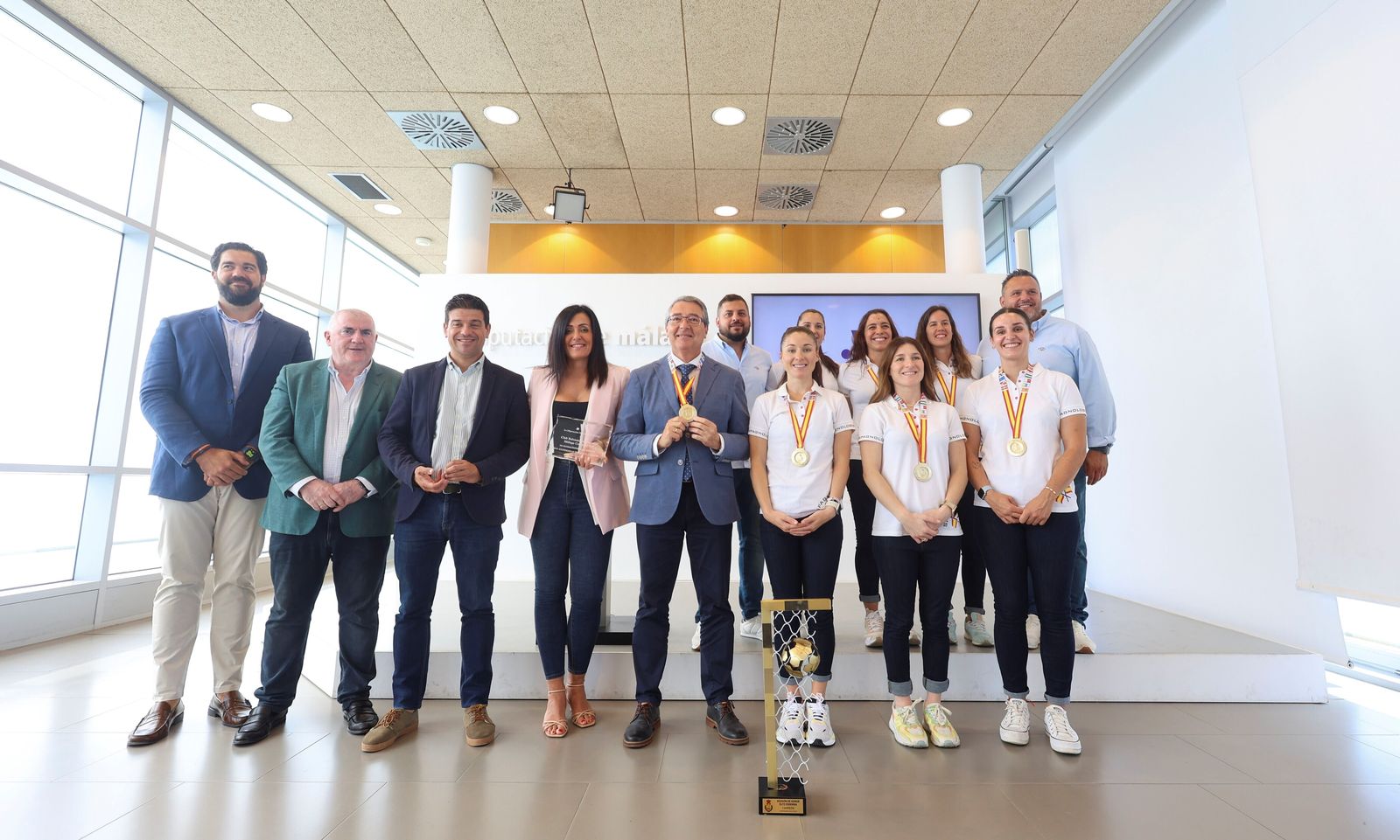 Recibimiento a las campeonas del Costa del Sol