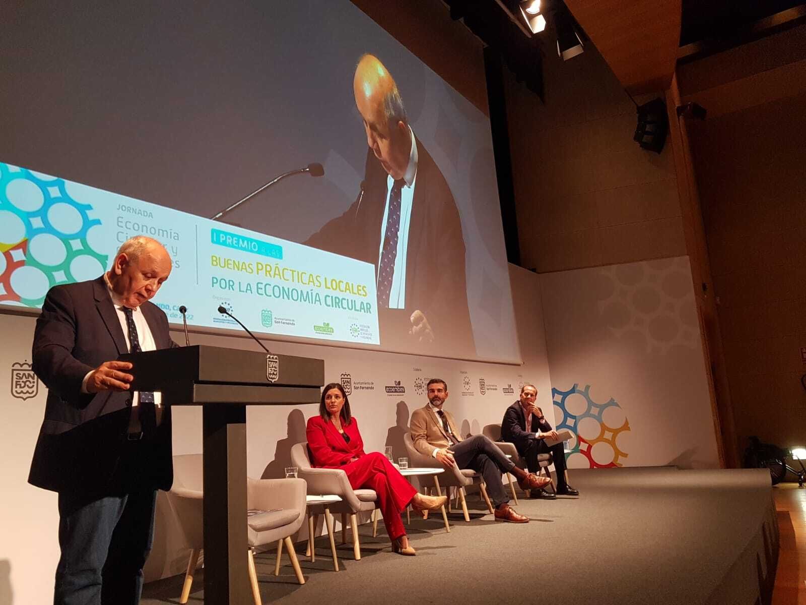 Un momento de la jornada de la FEMP sobre economía circular.