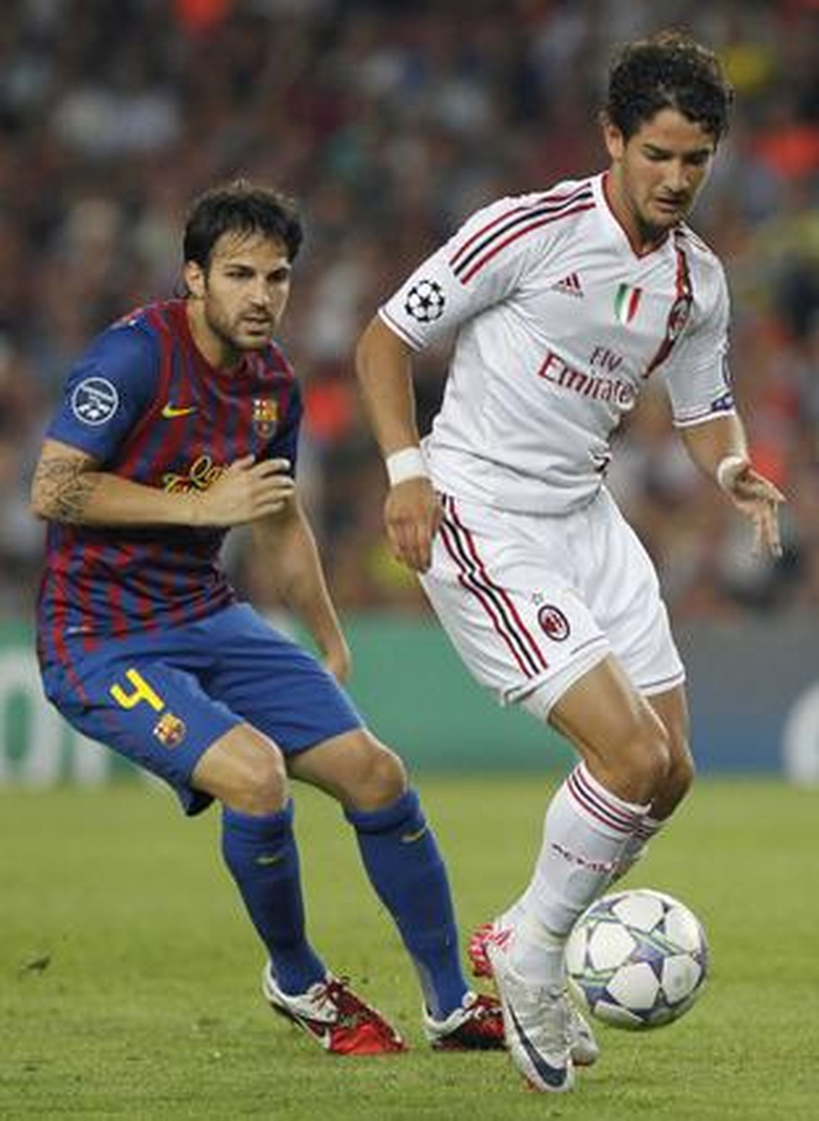 El Barcelona no consiguió pasar del empate ante un Milán muy a la italiana.

Foto: efe