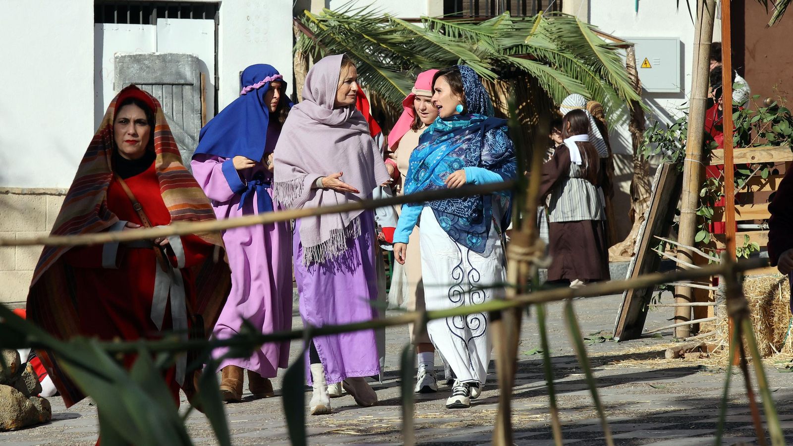 Imágenes del Belén Viviente de la plaza San Lucas en Jerez