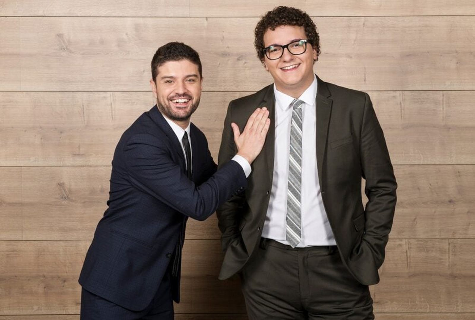 Los humoristas Miguel Maldonado y Facu Díaz.