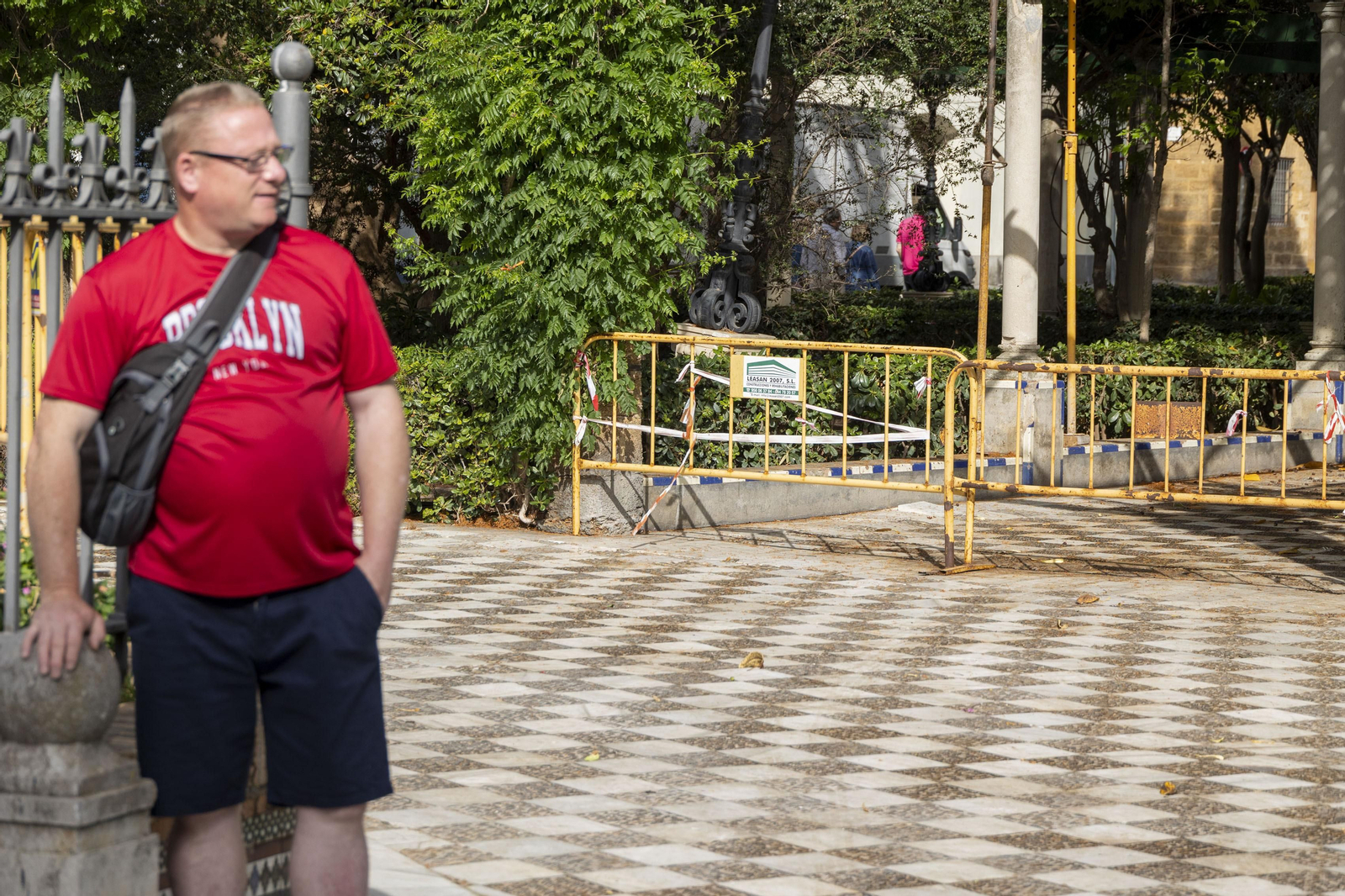 Las imágenes del mal estado de los paseos de Cádiz