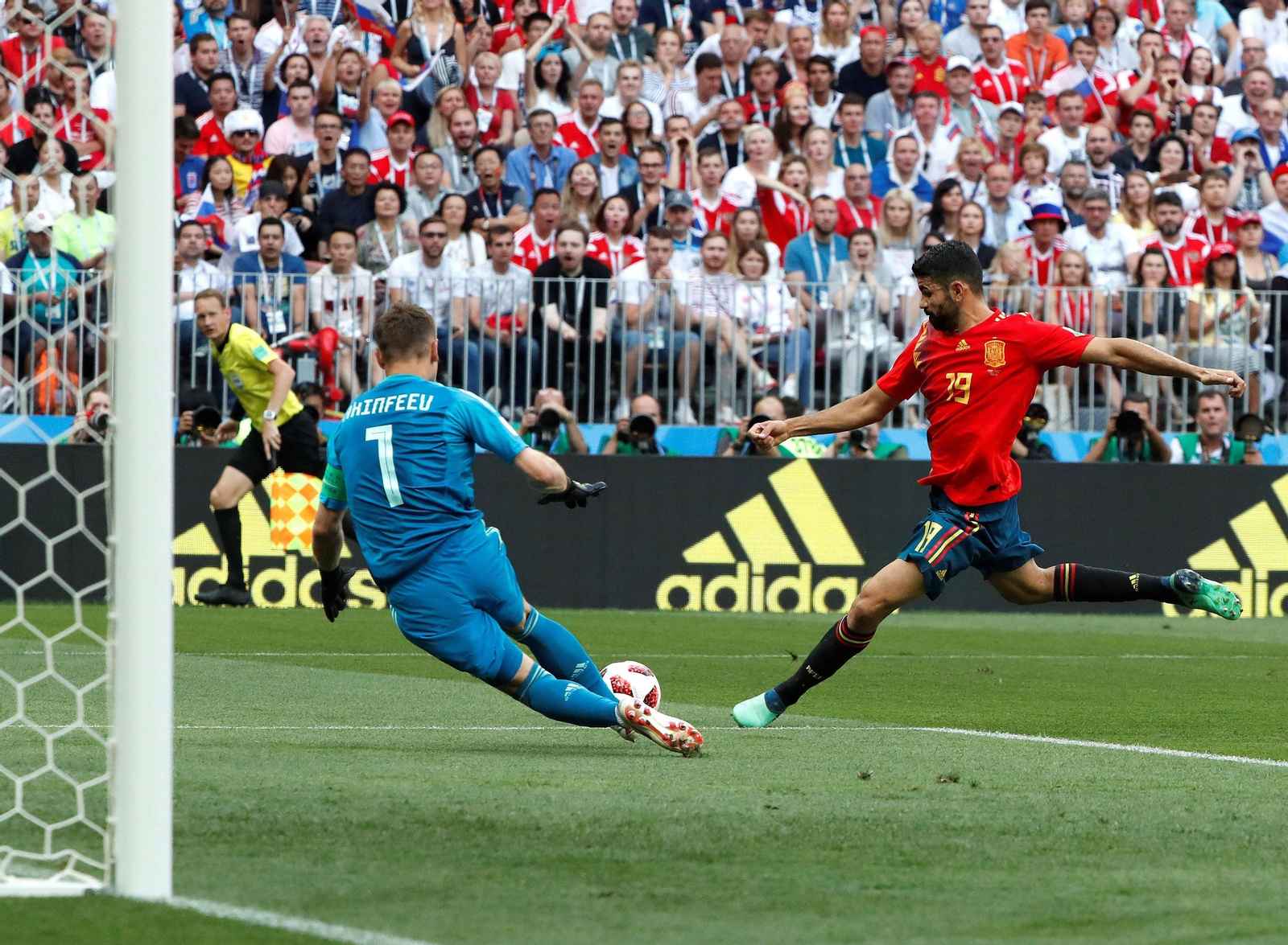 Las imágenes del España-Rusia