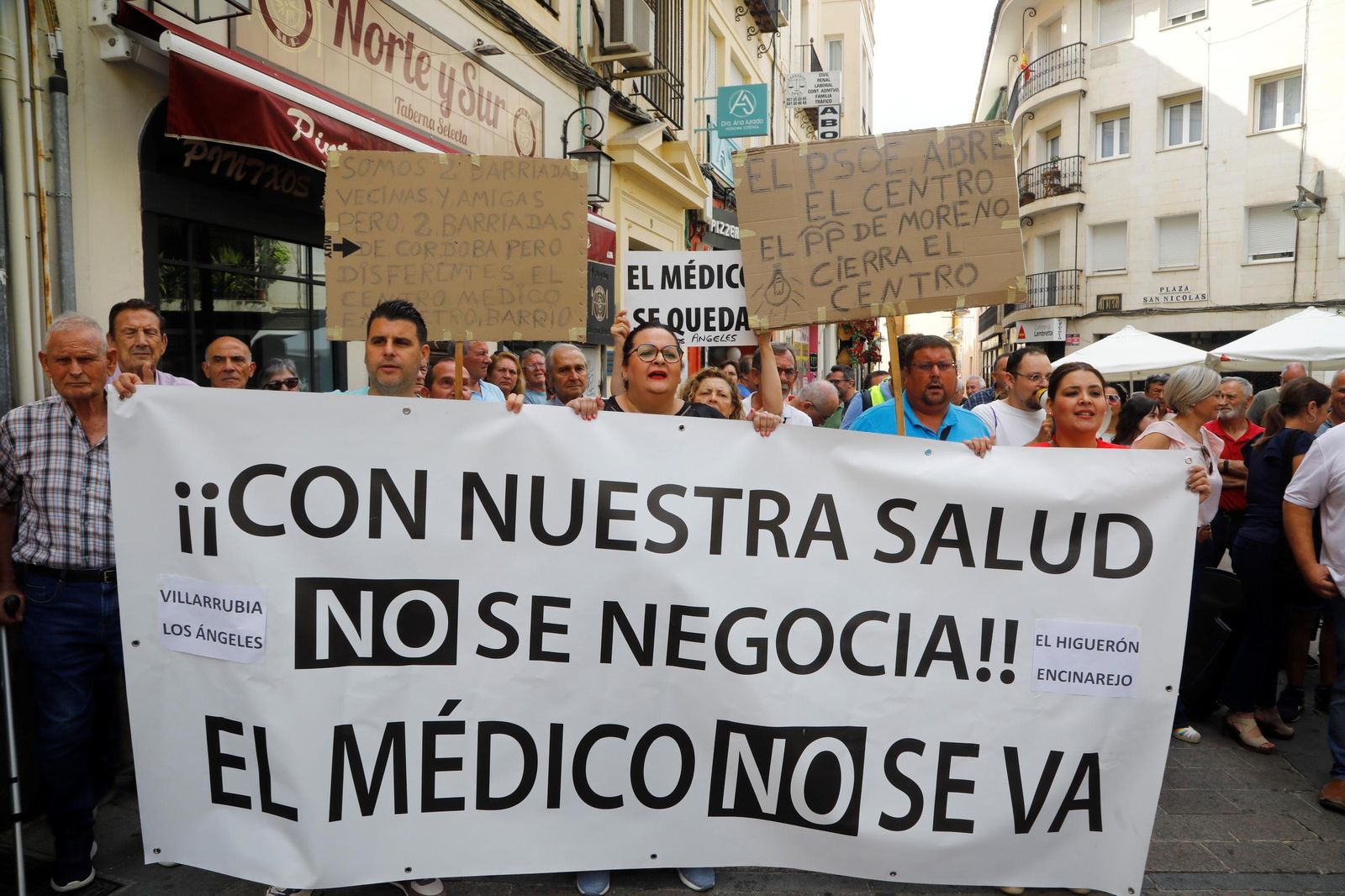 Córdoba el consejo de distrito de Villarrubia convoca una concentración en la puerta de la delegación de gobierno en defensa de la sanidad pública en su distrito