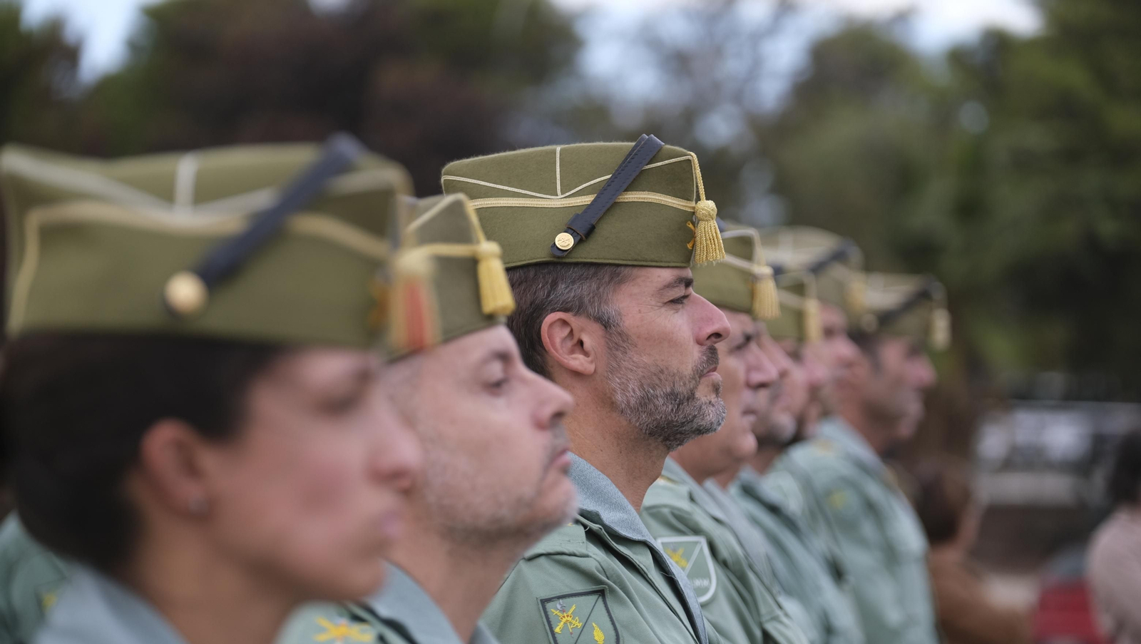 Imágenes de la salida del segundo contingente de La Legión con destino el Líbano