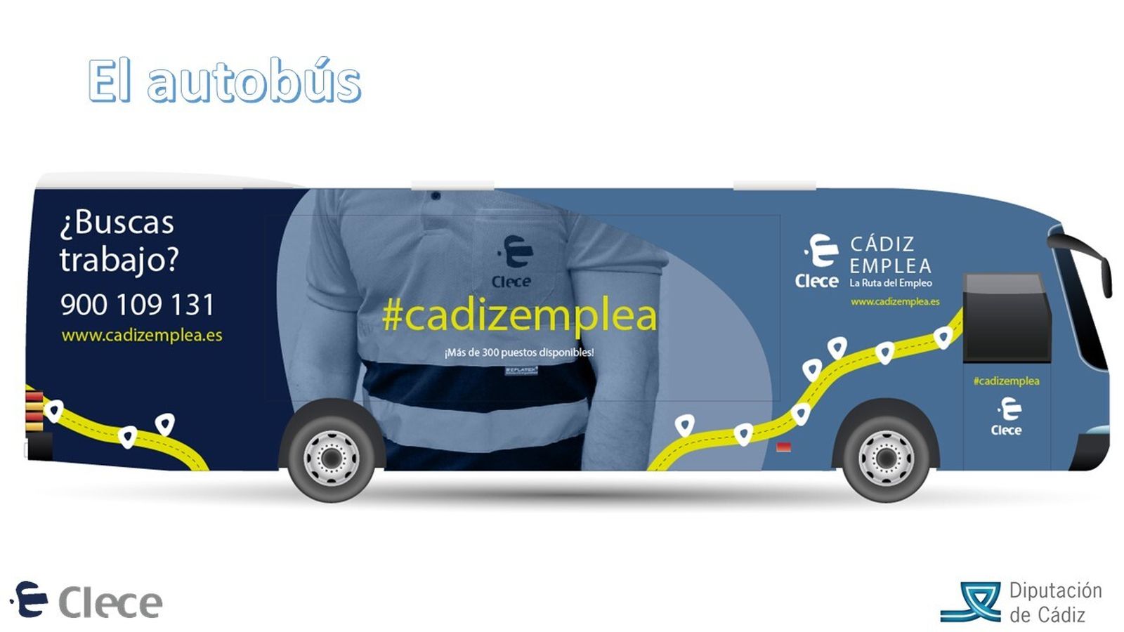 Autobús que irá por las diferentes localidades.