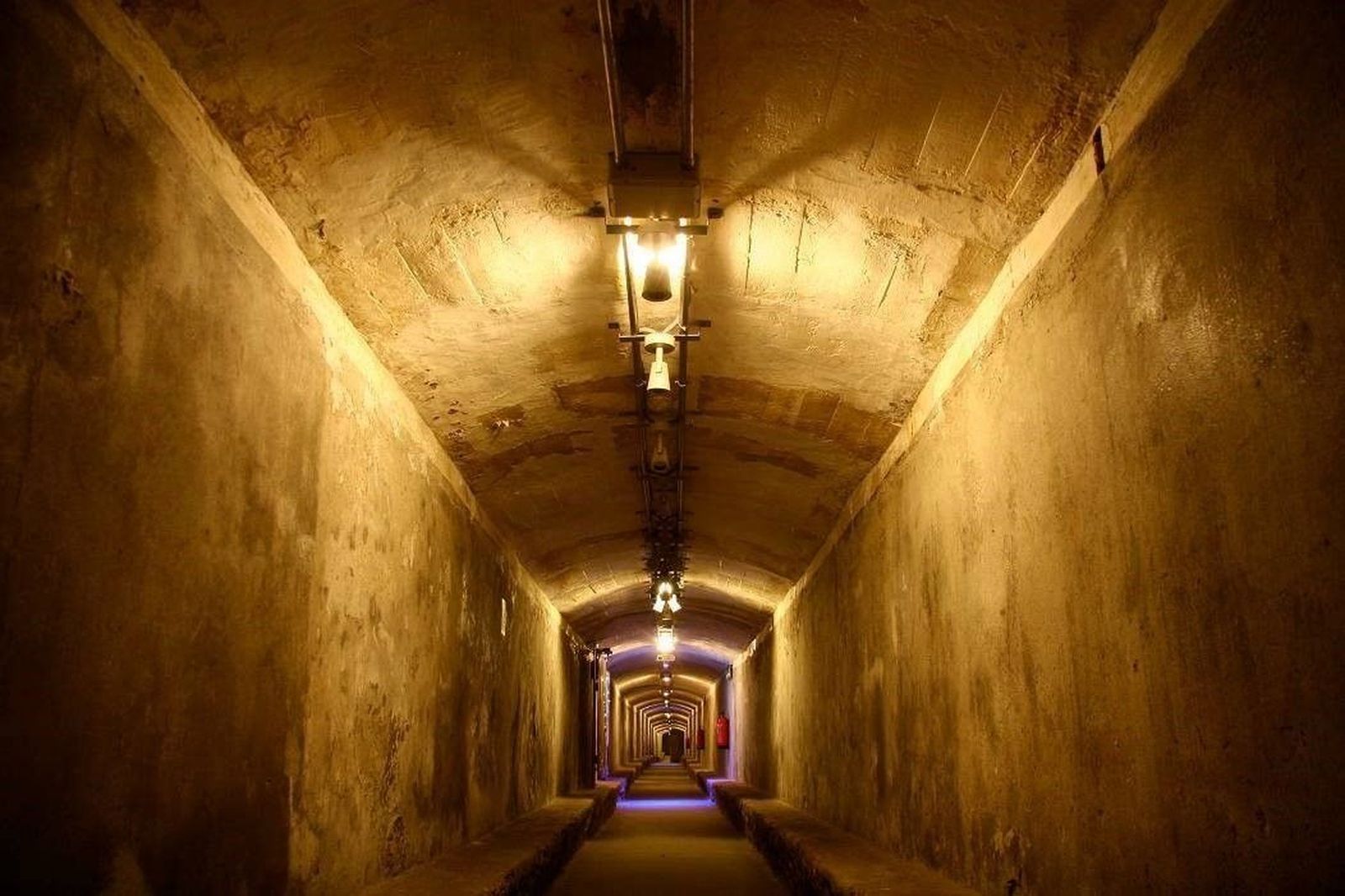 Interior de los Refugios de la Guerra Civil.