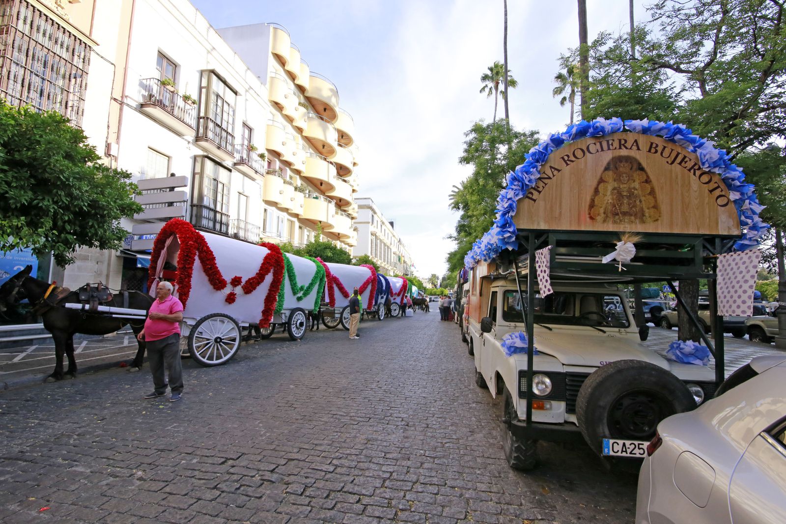 Primer día de camino de la hermandad de Jerez