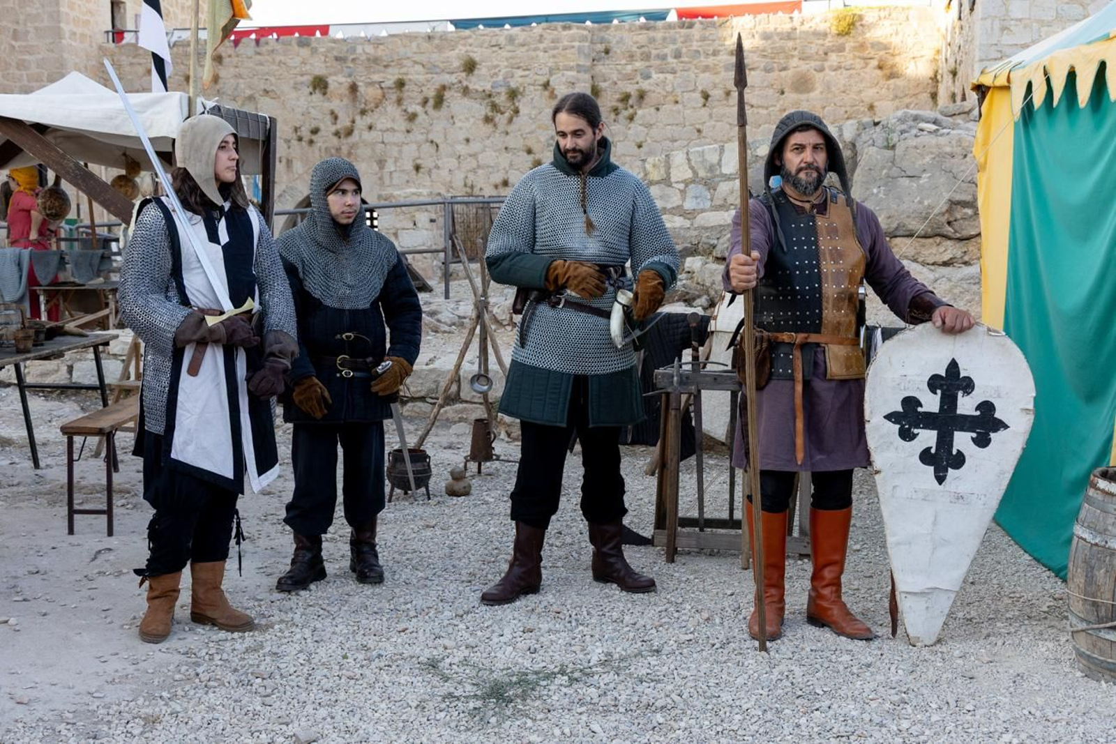 Moradores del Castillo de Jaén, recreación histórica de la Edad Media en el Cerro de Santa Catalina