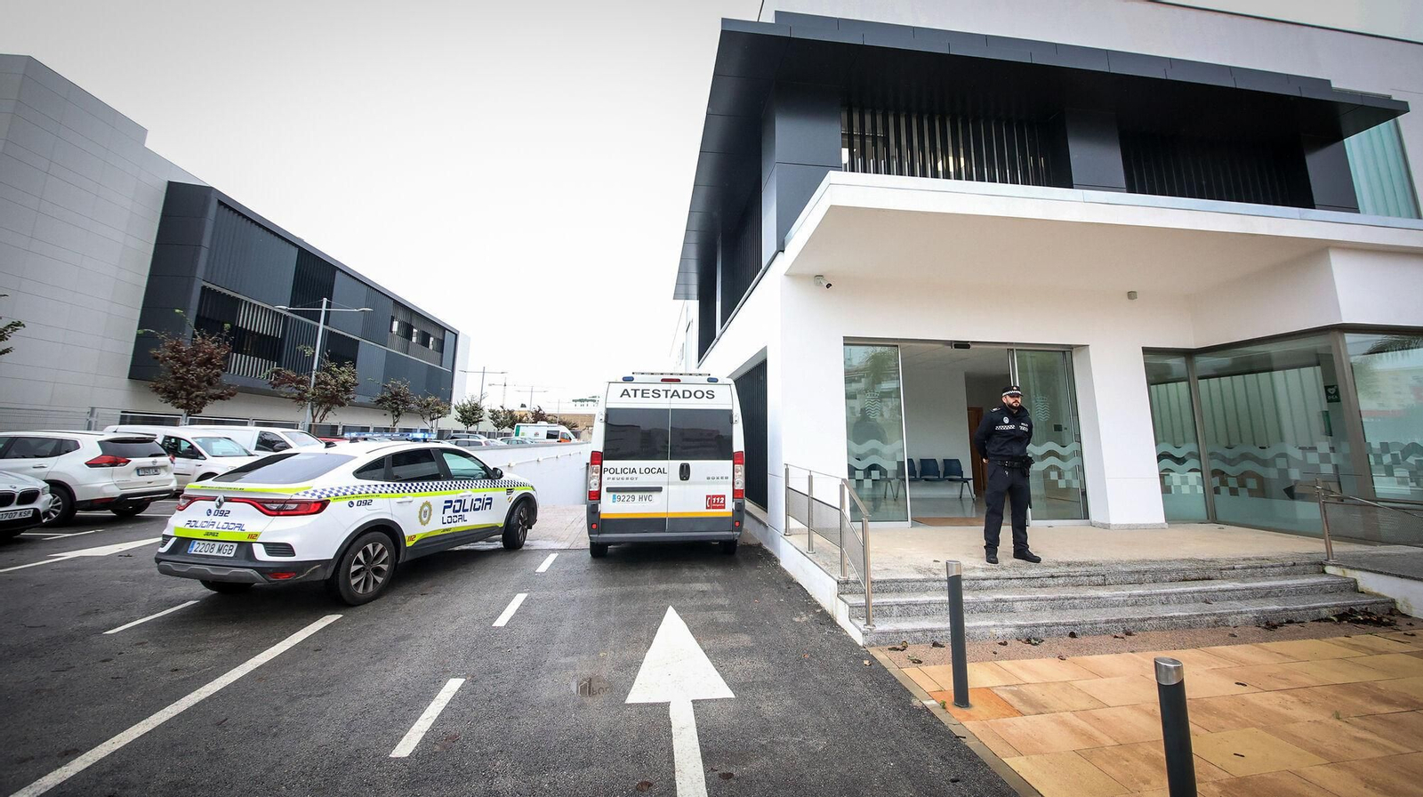 Imagen de la comisaría de Policía Local de Jerez