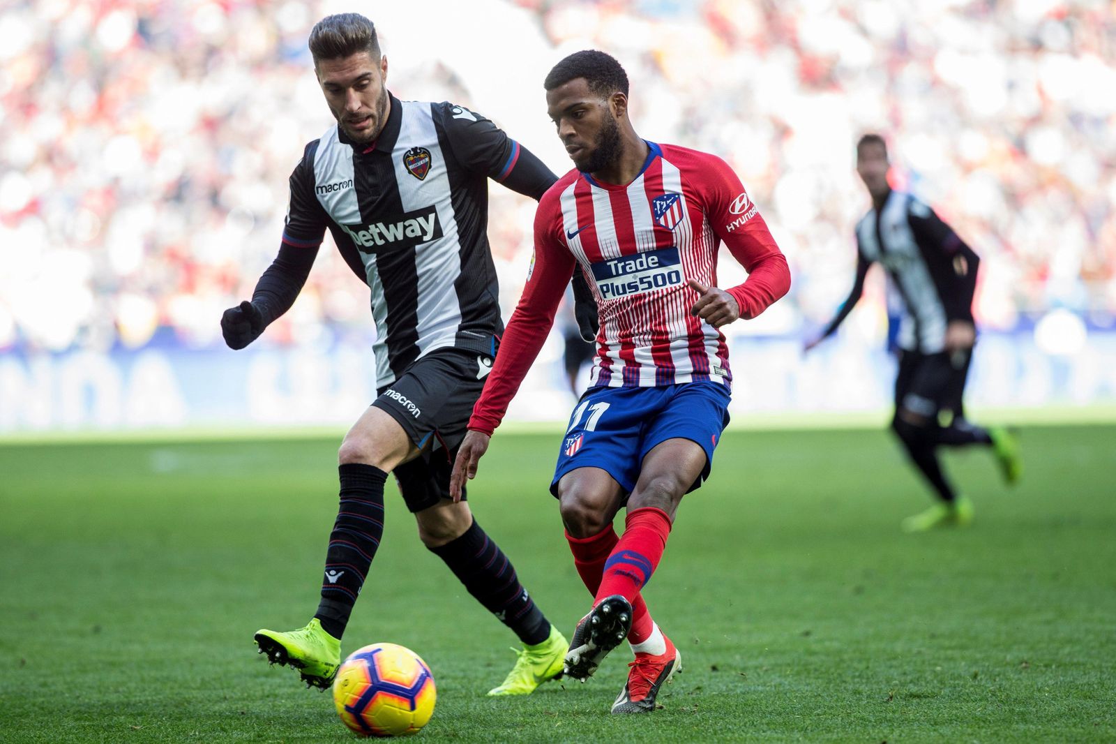 El Atlético de Madrid-Levante, en imágenes