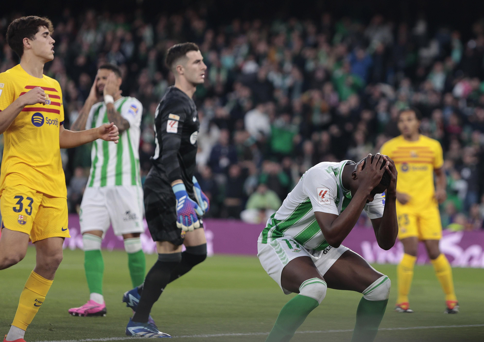 Las imágenes del Betis - Barcelona