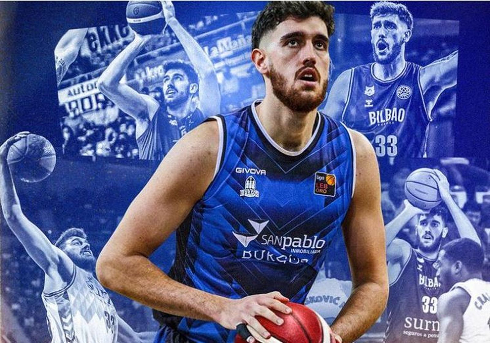 La presentación de Ignacio Rosa como jugador del  San Pablo Burgos