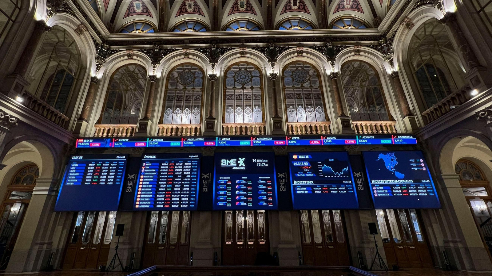 Palacio de la Bolsa de Madrid.