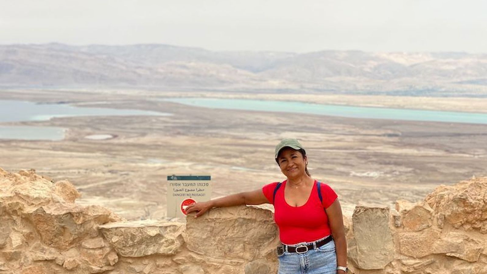 Una de las imágenes de su viaje a Israel