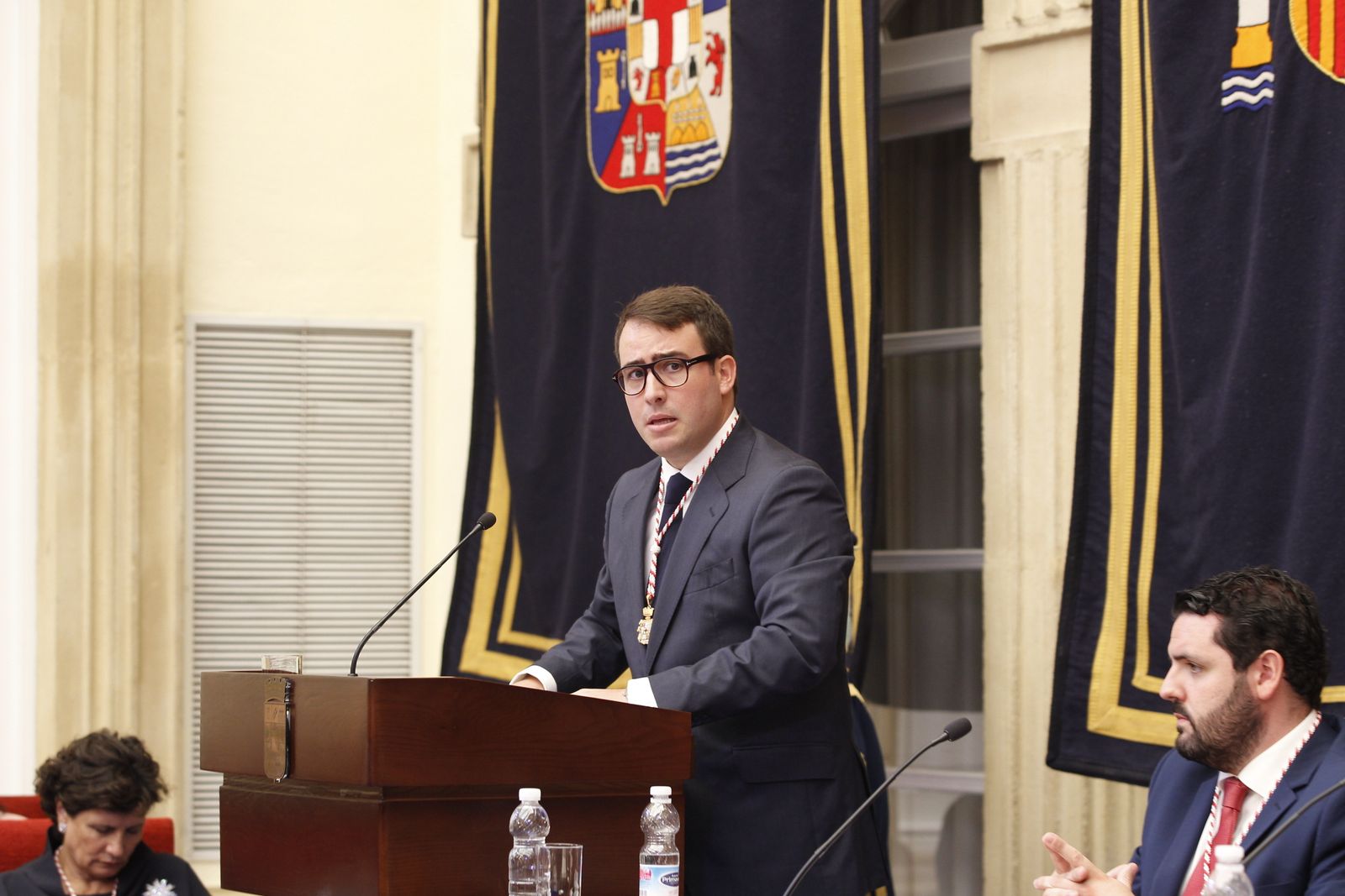 Pleno investidura Presidente Diputación de Almería. Javier Aureliano García