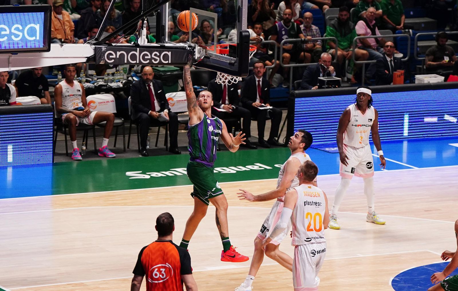 Las fotos del Unicaja-Hiopos Lleida