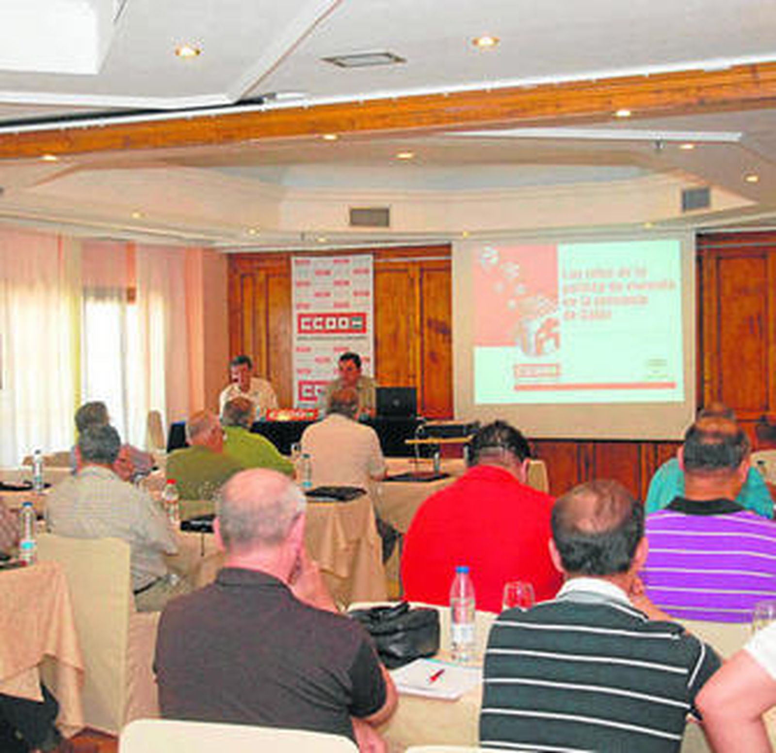 Un instante de las jornadas celebradas ayer.