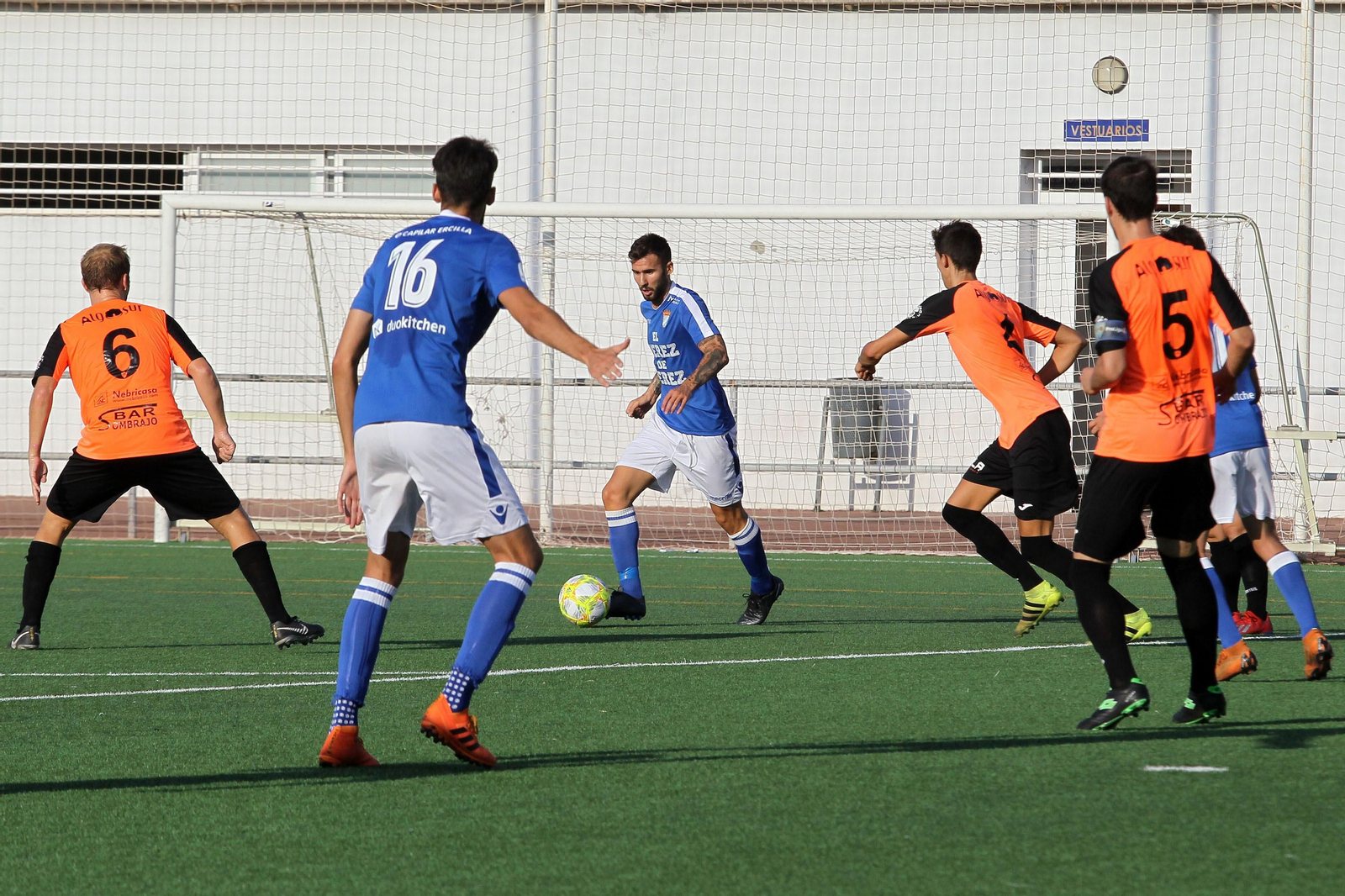 Imágenes del Xerez CD y UB Lebrijana en La Granja