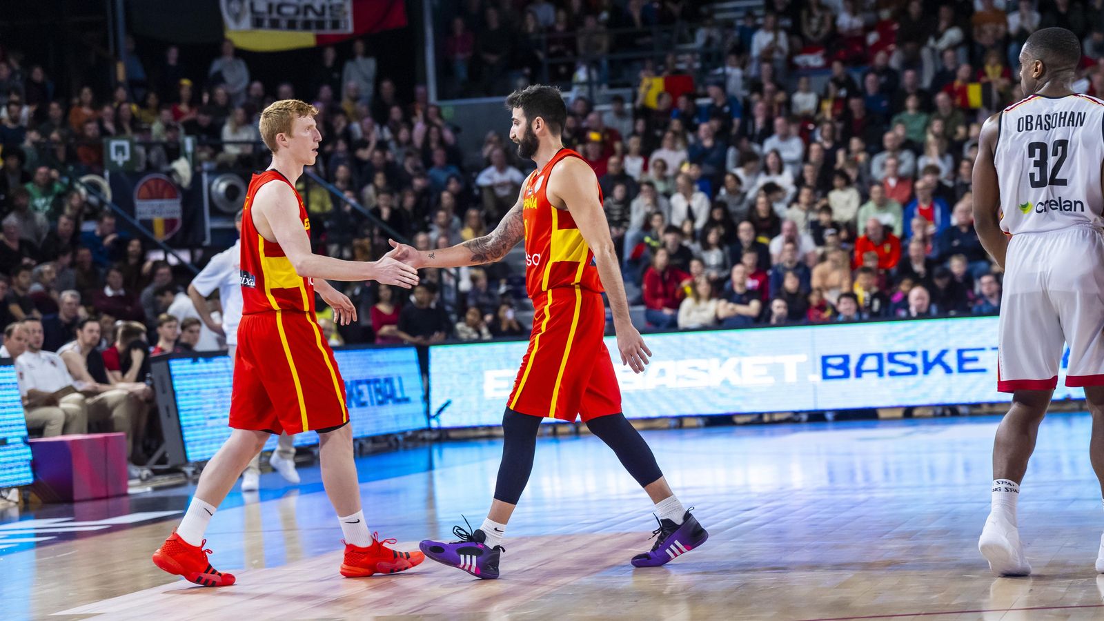 Alberto Díaz con Ricky Rubio.
