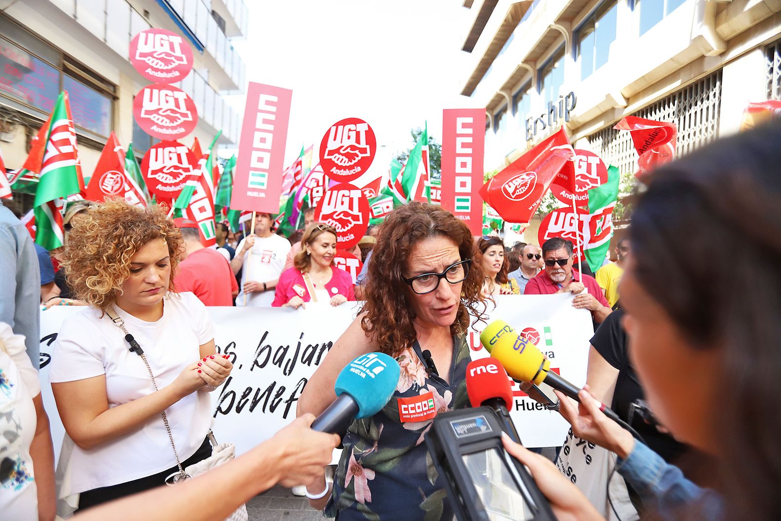 Imágenes de la Manifestación por el Día del Trabajador 2023 en Huelva
