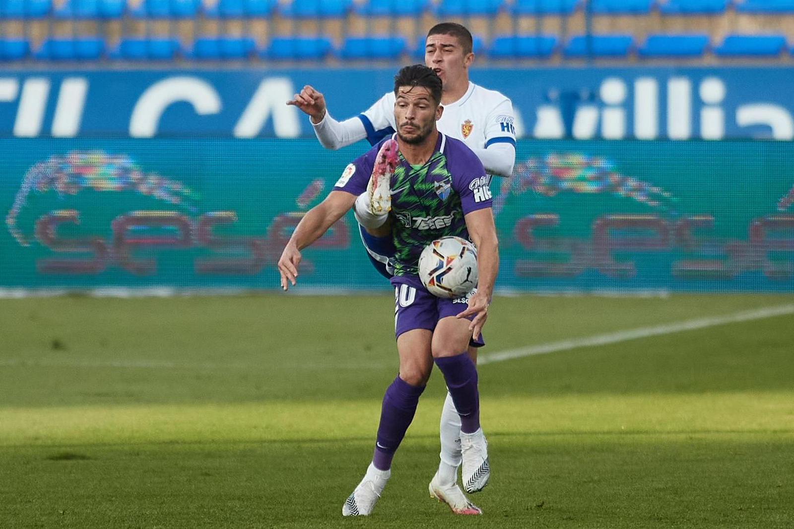 Las fotos del Zaragoza-Málaga CF