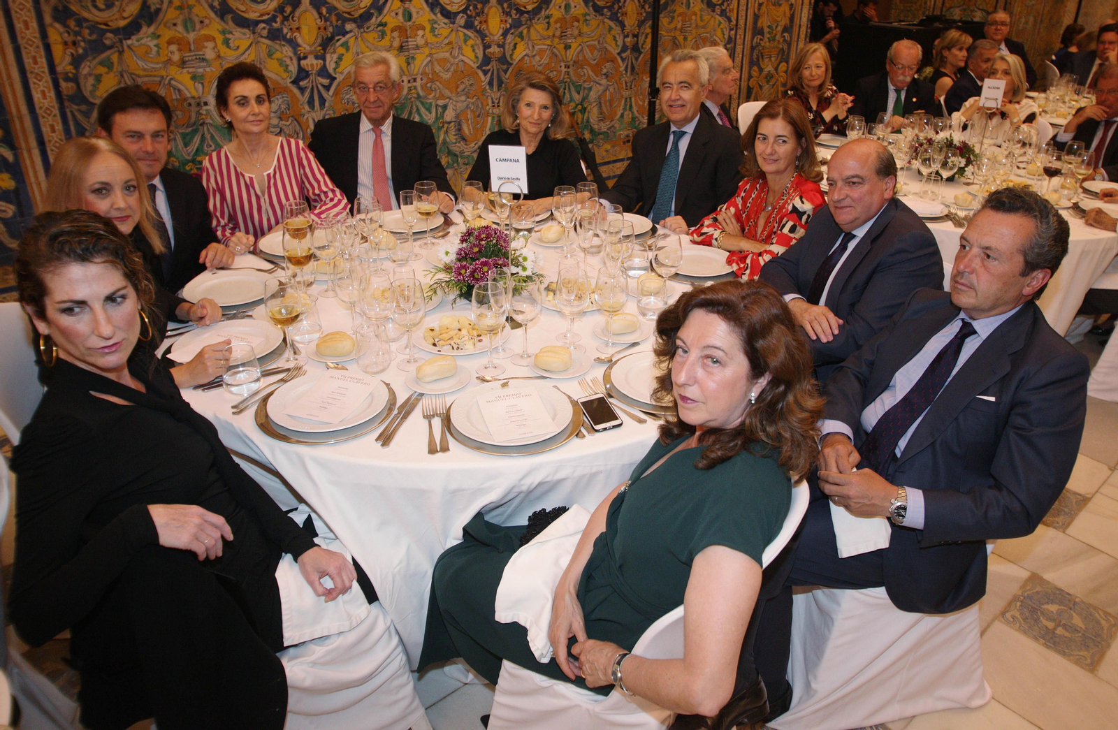 Los asistentes al VII Premio Manuel Clavero