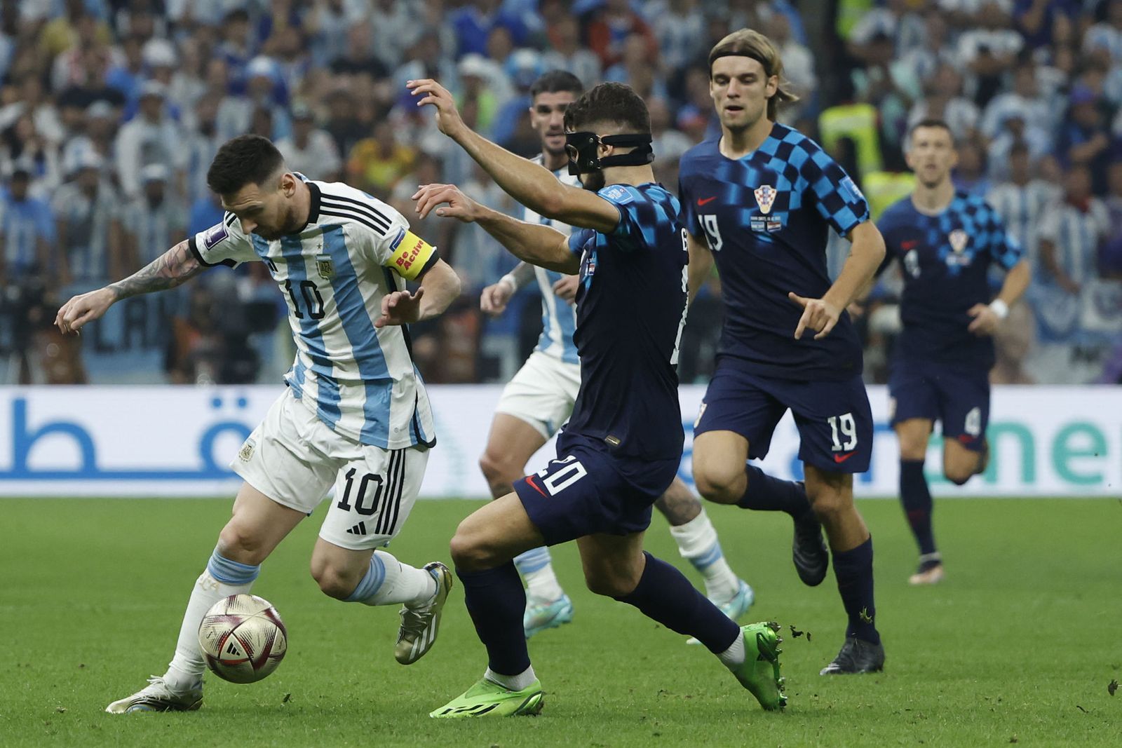 Las fotos de Messi contra Croacia