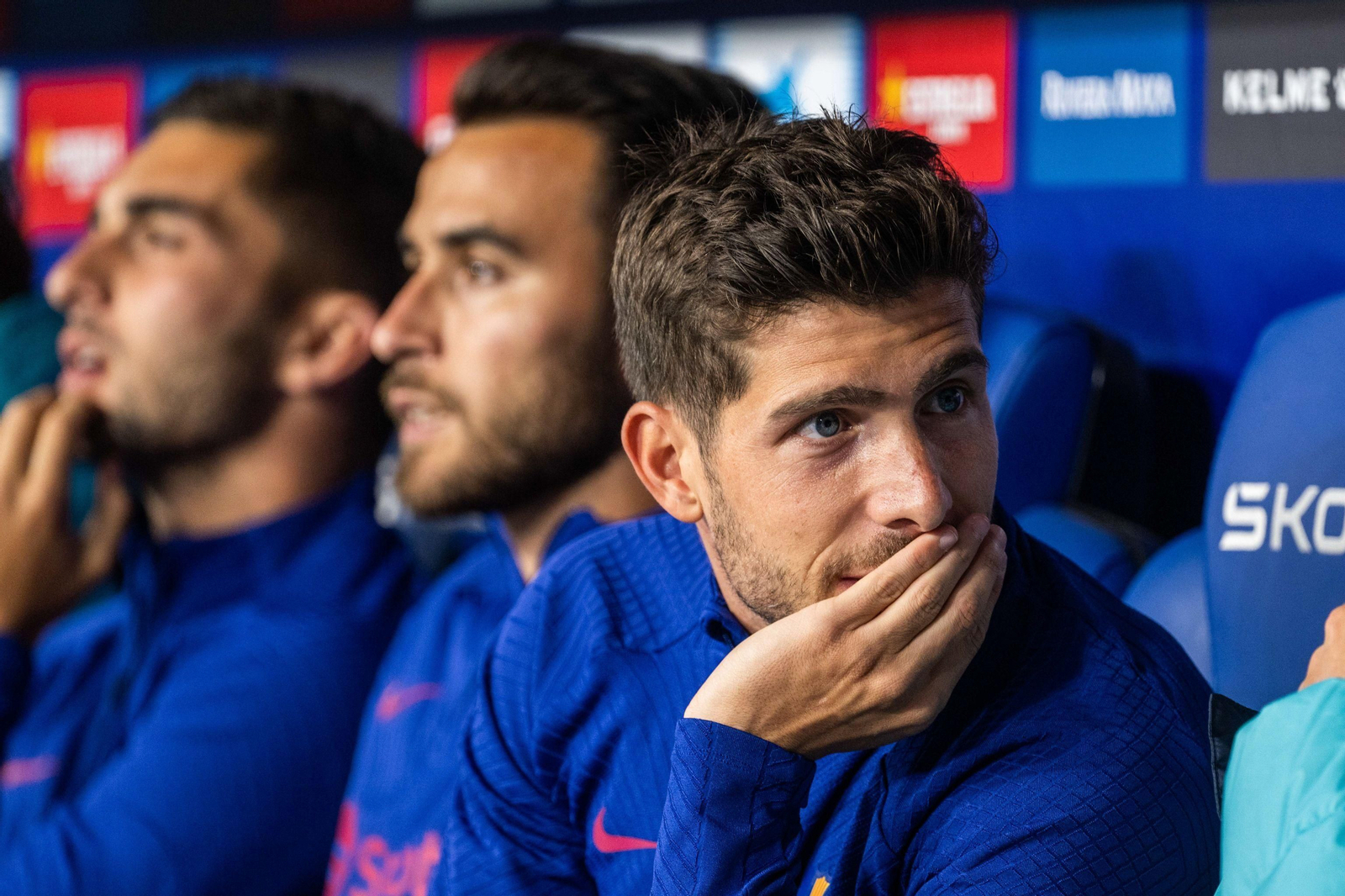 Las fotos de la celebración fallida del Barcelona ante el Espanyol