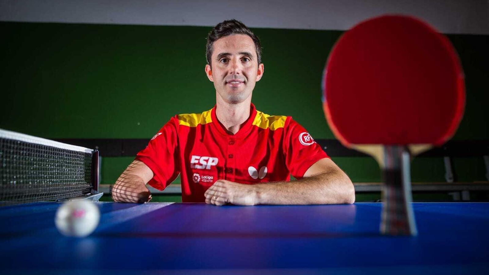 José Manuel Ruiz, con la camiseta nacional.