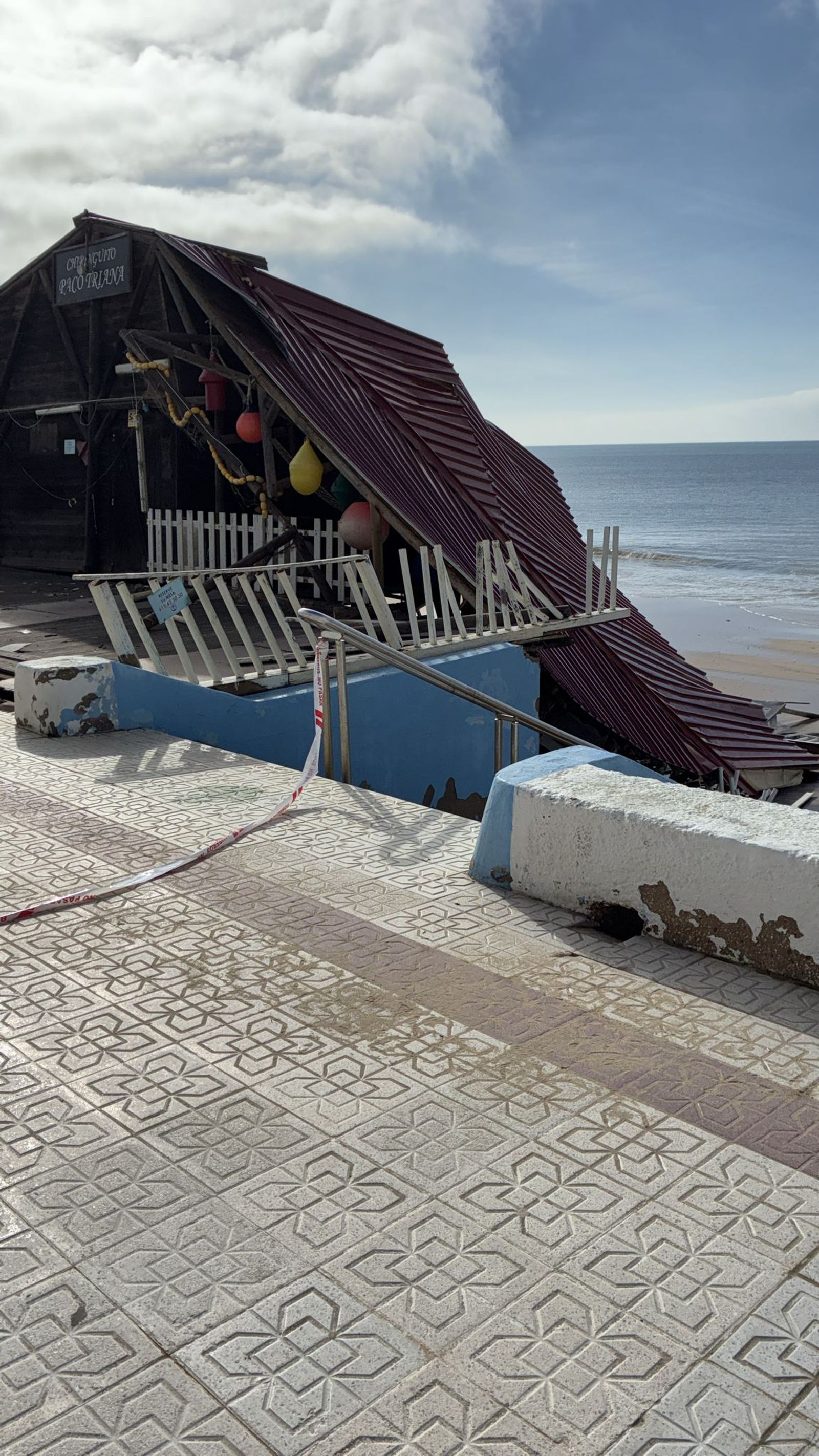 El chiringuito Paco Triana, este lunes.