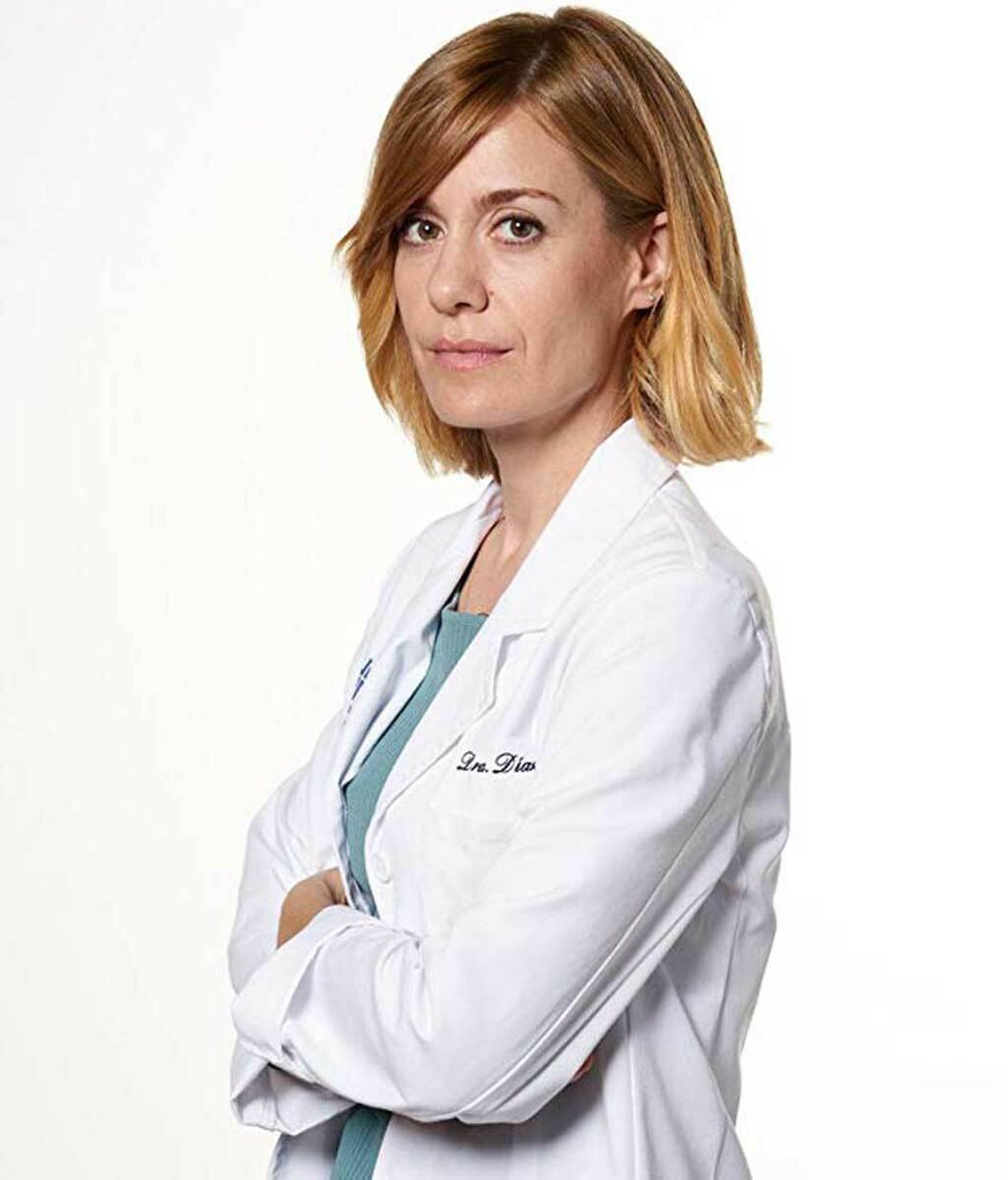 Alexandra Jiméne, en un posado de 'Hospital Valle Norte' (La 1)