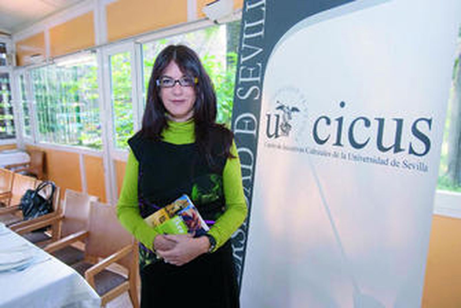 La directora del Centro de Iniciativas Culturales de la Universidad, Concepción Fernández.