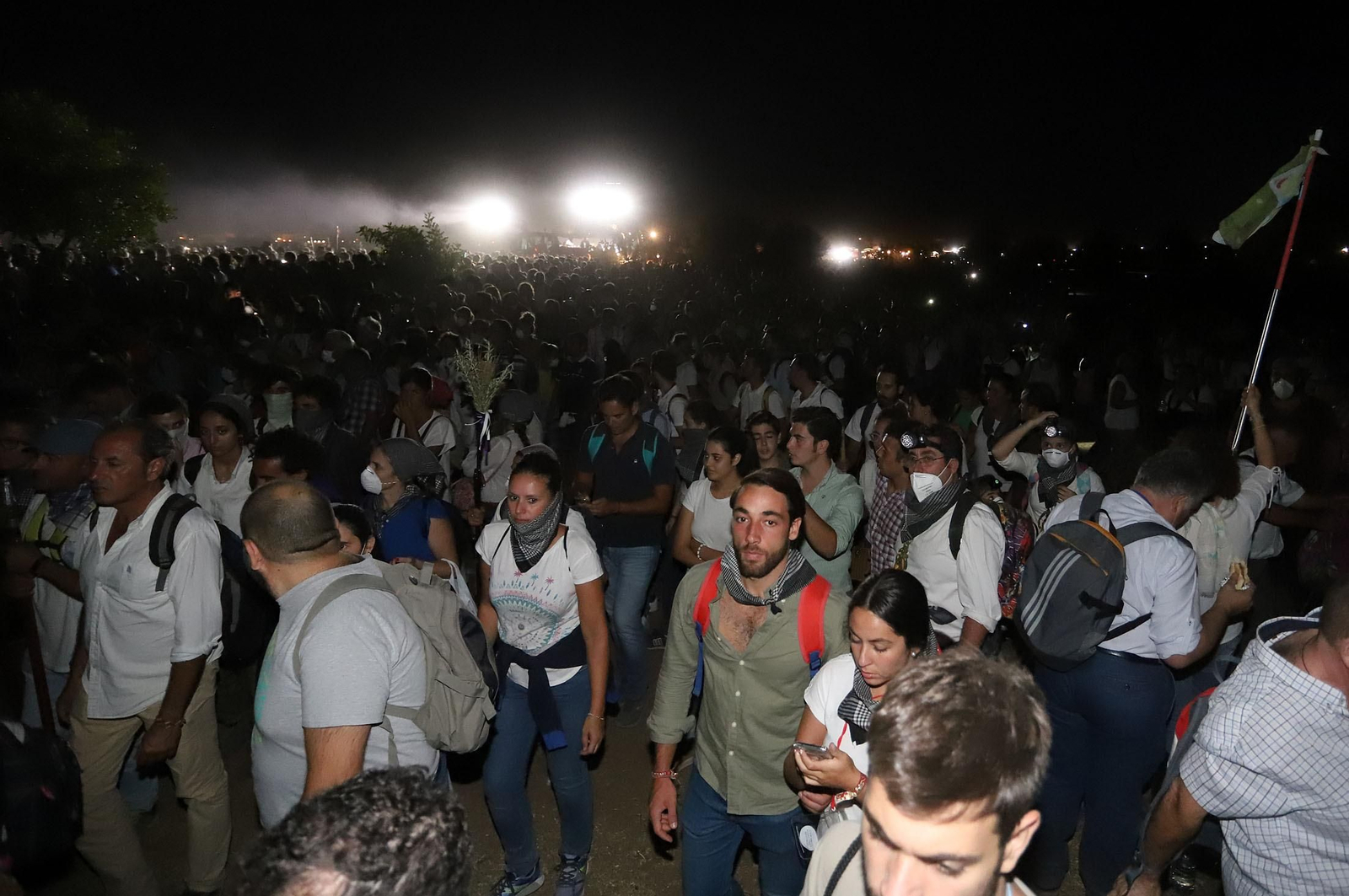 Recuerda las imágenes de la Venida de la Virgen del Rocío a Almonte en 2019