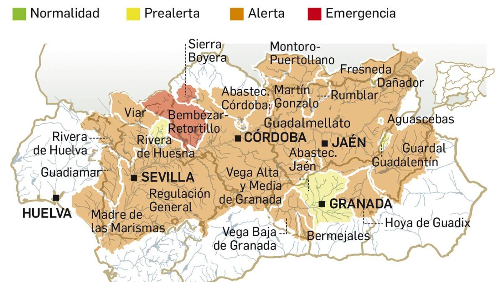 Estado de la escasez de agua